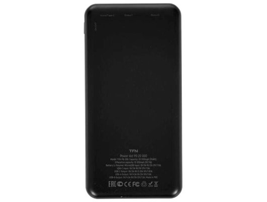 Внешний аккумулятор TFN 20000mAh PowerAid PD 20 black (TFN-PB-289-BK)
